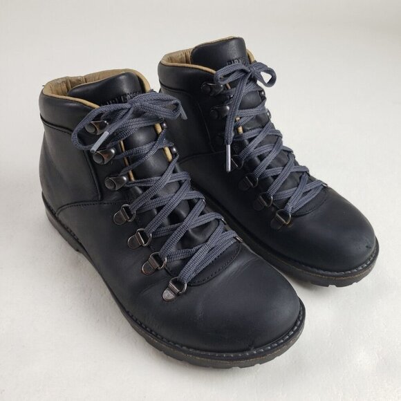 Birkenstock Shoes - Birkenstock Jackson Leather Boot Womens 6-6.5 EU 37 N Black Ankle Hiking Lace Up